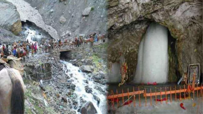 अमरनाथ यात्रा में श्रद्धालुओं की संख्या में आई गिरावट (फाइल फोटो)।