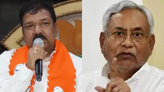 बिहार BJP चीफ दिलीप जायसवाल और सीएम नीतीश कुमार। (फाइल फोटो)