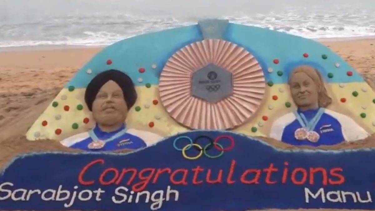 https://www.jagranimages.com/images/newimg/31072024/31_07_2024-manu_bhaker_sarabjot_singh_sand_sculpture_23769148.jpg