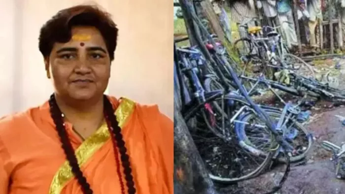 हाराष्ट्र के मालेगांव में 2008 के बम विस्फोट मामले में साध्वी प्रज्ञा बरी।(फोटो सोर्स: जागरण ग्राफिक्स)