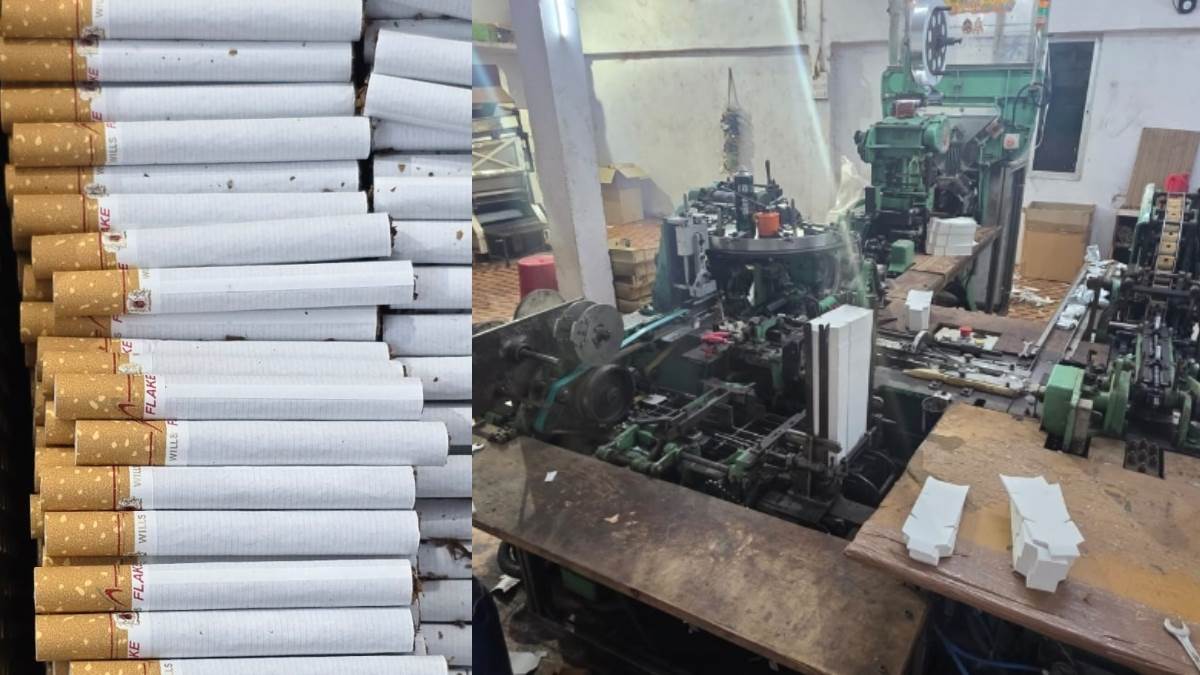 muzaffarpur fake wills cigarette factory busted counterfeit goods seized