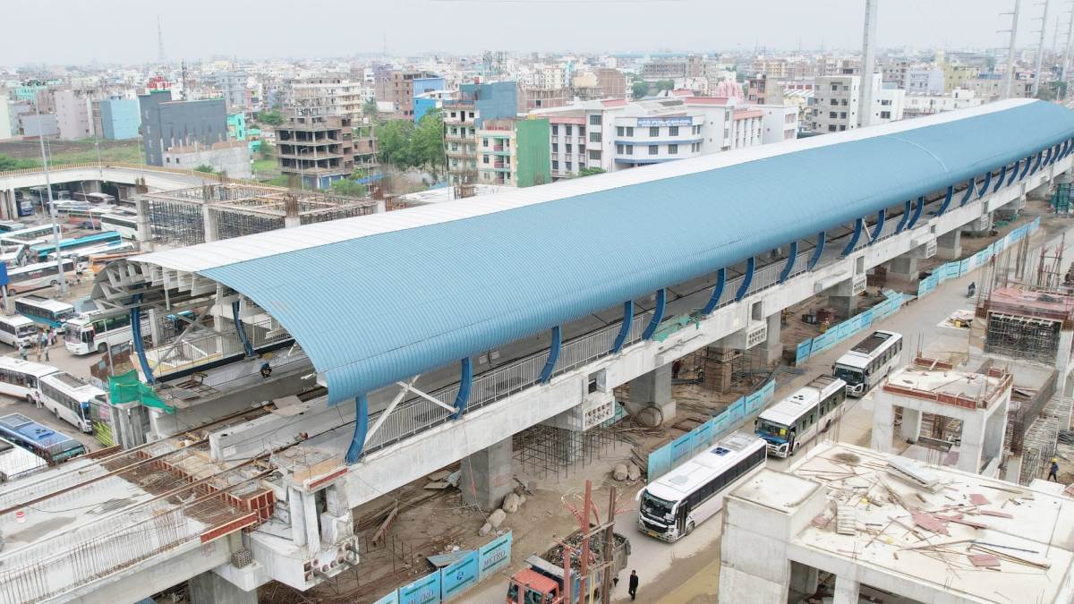 patna metro nears completion first phase to start with three stations