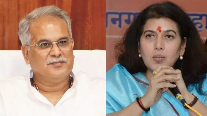 भाजपा उपाध्यक्ष सरोज पांडेय ने छत्तीसगढ़ कांग्रेस अध्यक्ष दीपक बैज को बताया बच्चा