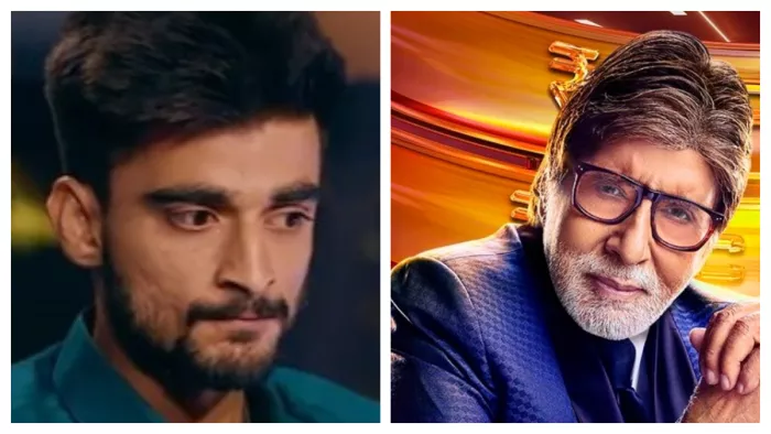 Jaskaran Singh and Amitabh Bachchan from KBC 15