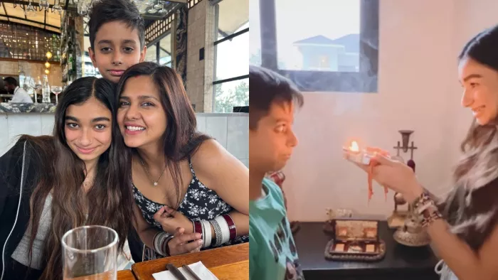 Dalljiet Kaur Daughter And Son Photo Credit Instagram
