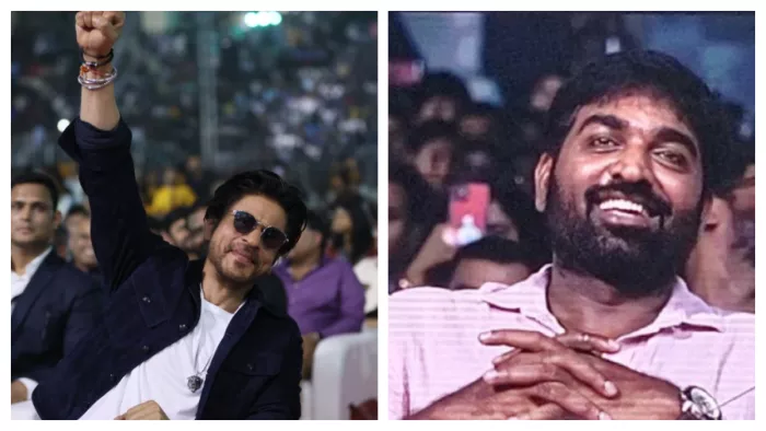 Shah Rukh Khan and Vijay Sethupati. Photo Credit: Jawan Film Instagram