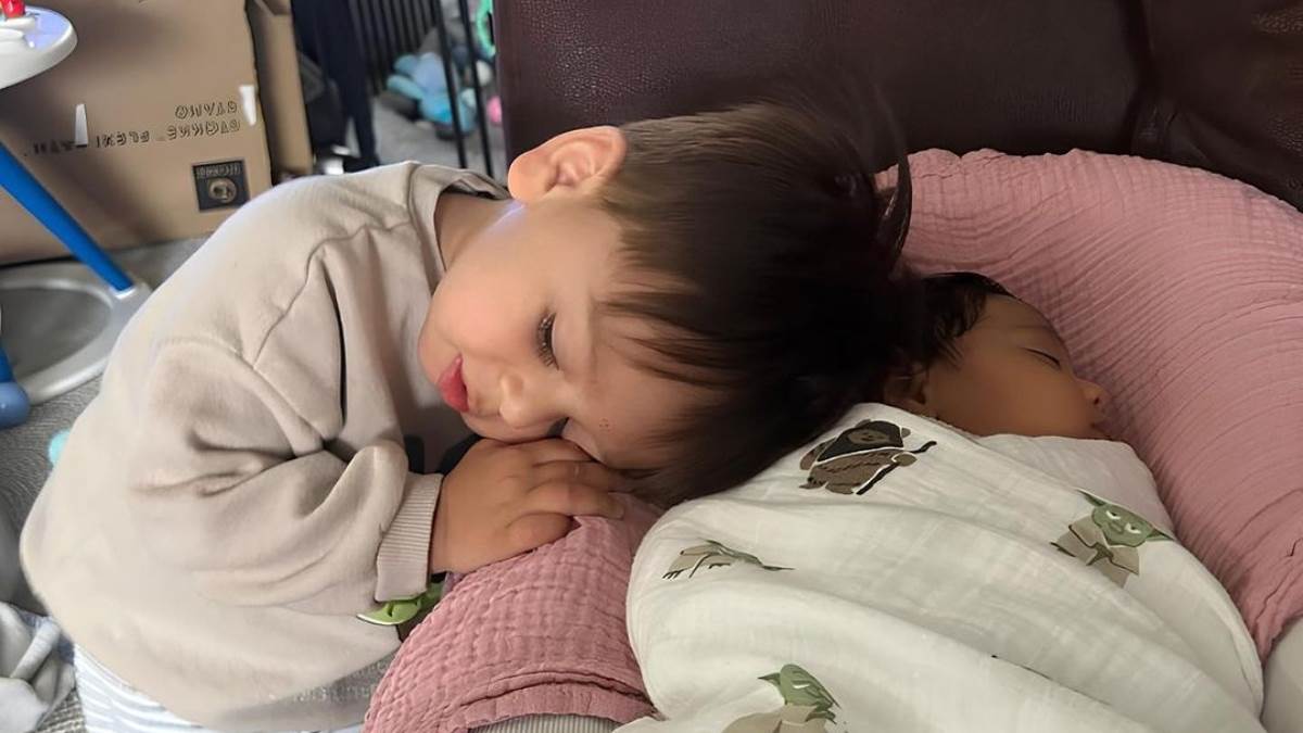 hazel keech son orion celebrated his first raksha bandhan with sister aura