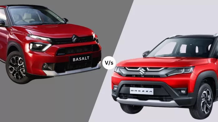 Citroen Basalt Vs Maruti Brezza के बीच किस एसयूवी को खरीदना होगा बेहतर। जानें डिटेल।