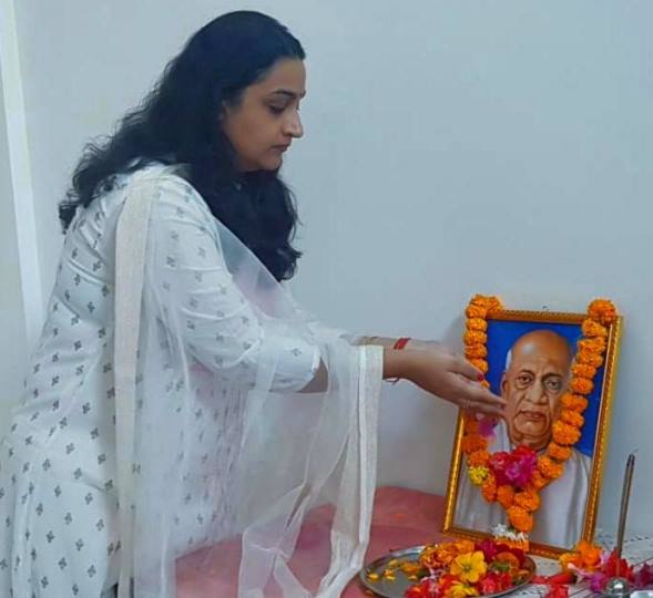 sardar vallabh bhai patel jayanti news balrampur latest news unity awareness balrampur district magistrate shruti mlk cokkege