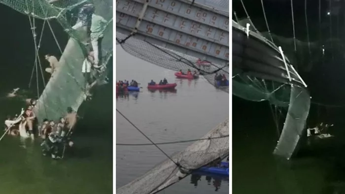 Morbi Bridge Collapse: मोरबी हादसे की दर्दनाक तस्वीरें आपका दिल दहला देगी