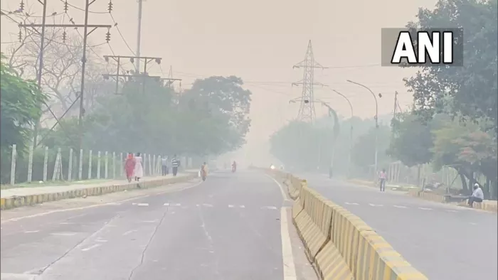 दिल्ली-एनसीआर में सोमवार सुबह धुंध देखने को मिली। फाइल फोटो