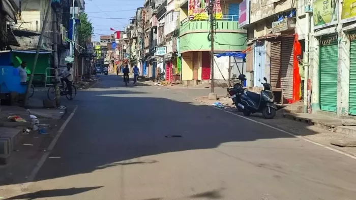 झारखंड में बंद के दौरान की एक प्रतीकात्मक तस्वीर।