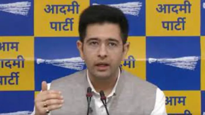 AAP नेता राघव चड्ढा ने किया फोन हैक करने का दावा। (फाइल फोटो)