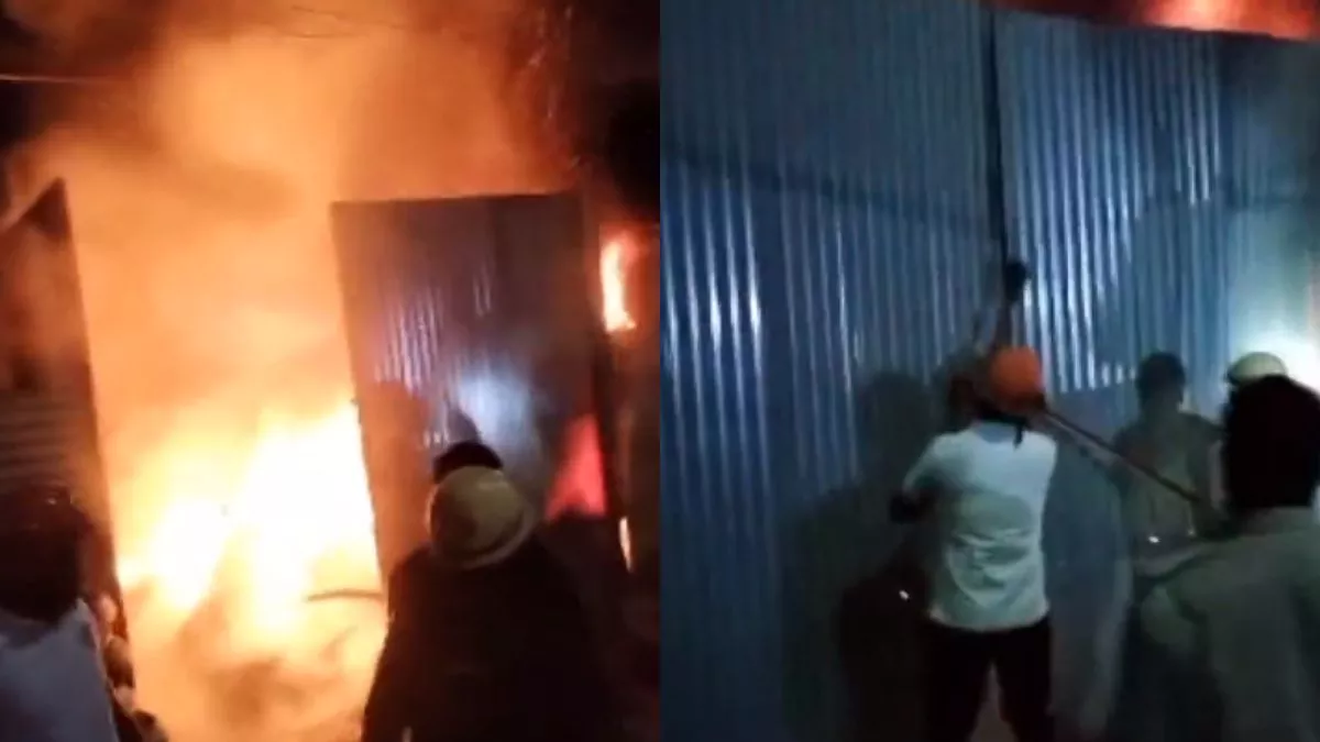 Gujarat News: राजकोट-मोरबी हाईवे पर टायर गोदाम में लगी भीषण आग, वीडियो वायरल