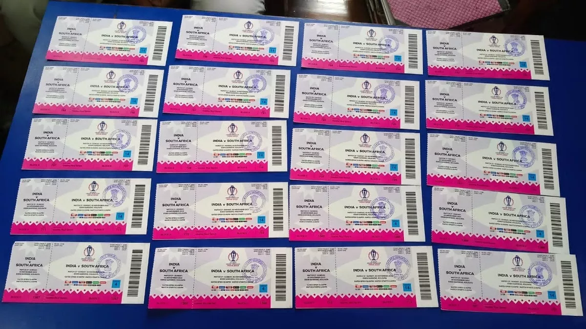 Ind vs Sa Tickets: 11 हजार रुपये में बेच रहे थे इतने दाम की टिकट, पुलिस ने शख्स को पकड़ा, लोगों का हो जाता भारी नुकसान