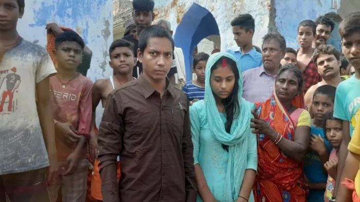 नवगछिया में फरार प्रेमी-प्रेमिका की गांव वालों ने कराई शादी (जागरण)