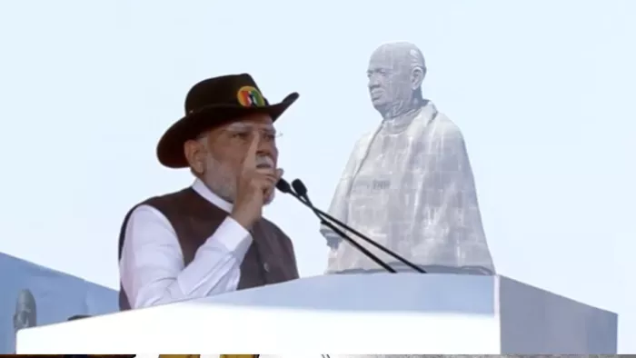 पीएम मोदी ने एकता दिवस के अवसर पर देश की अखंडता के महत्व पर जोर दिया।(फोटो सोर्स: भाजपा)