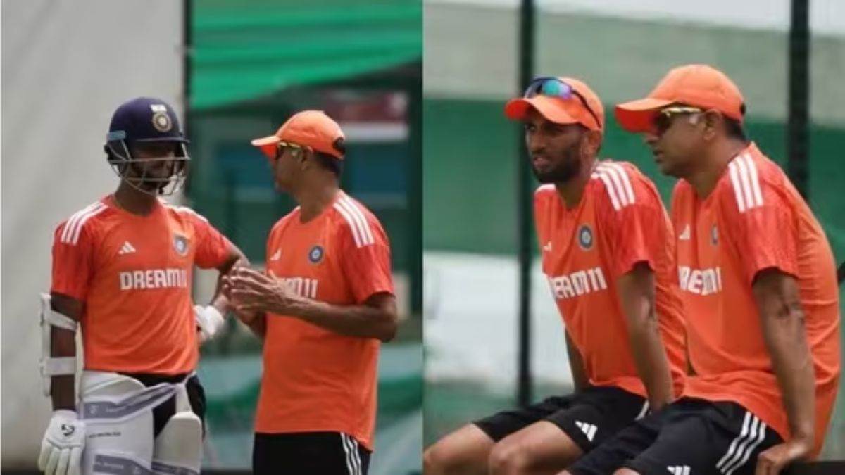 sa vs ind test rahul dravid chat with yashasvi jaiswal prasidh krishna in cape town nets session