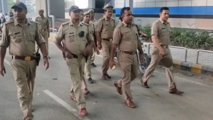 नोएडा पुलिस की फाइल फोटो। सौ.- @Noidapolice