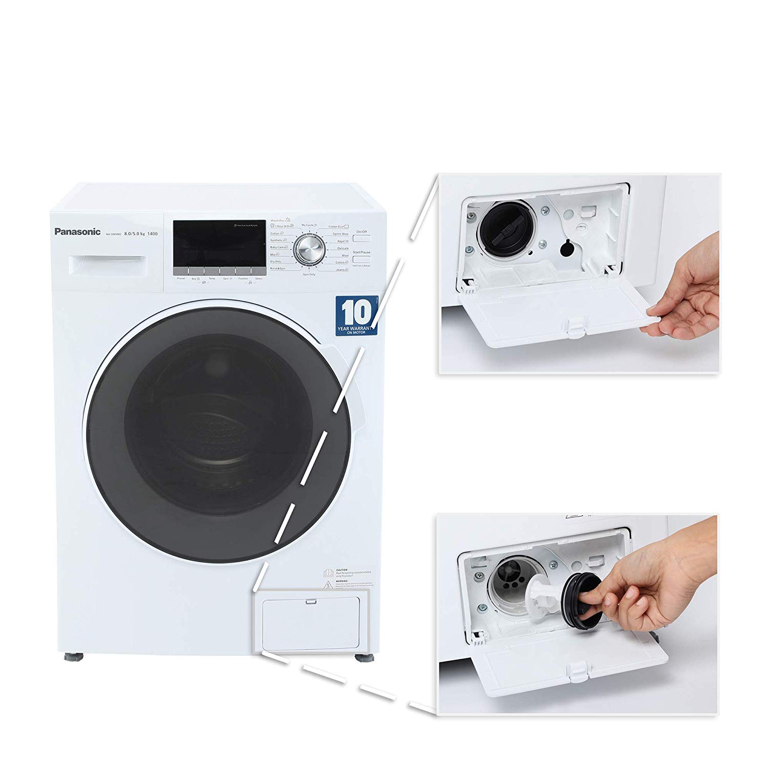 बिल्टइन वॉटर हीटर समेत Panasonic वॉशिंग मशीन्स की नई रेंज में है ये