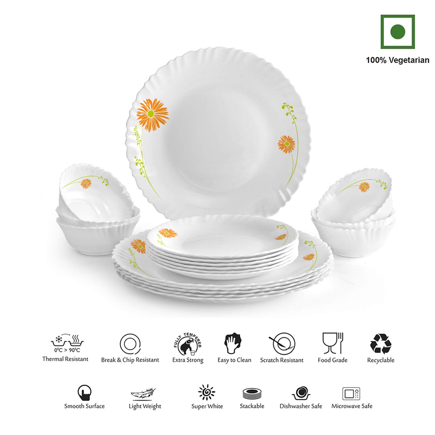 अपनी क्रॉकरी में एड करें ये ड्यूरेबल डिनर सेट, मिल रहे सस्ते दाम में