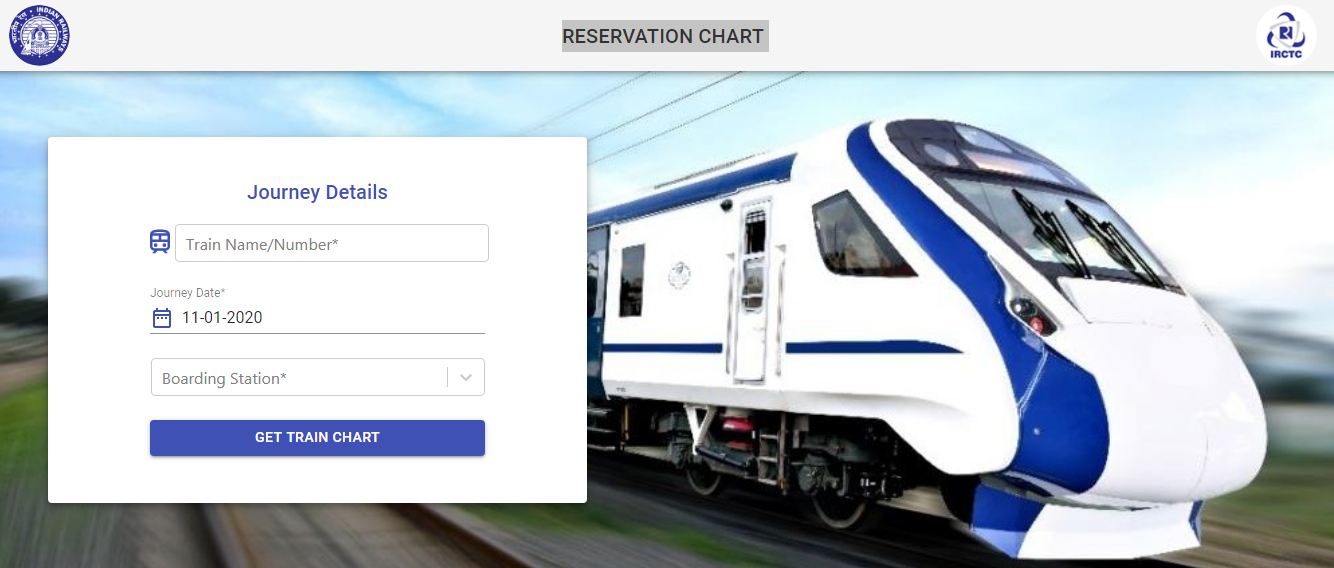 Railway Reservation Chart