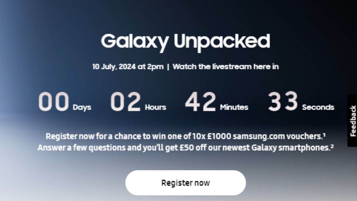 Galaxy Unpacked 2024 Live : शुरू हो गई है काउंटडाउन