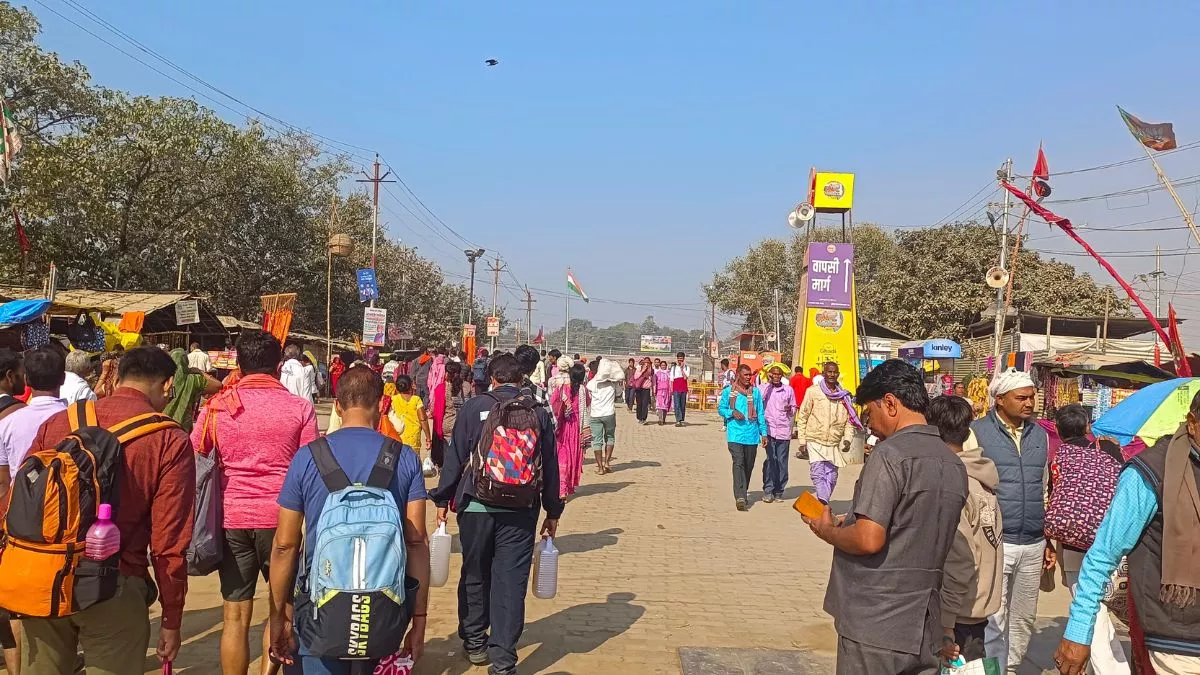 महावीर मार्ग पर श्रद्धालुओं की संख्या कम