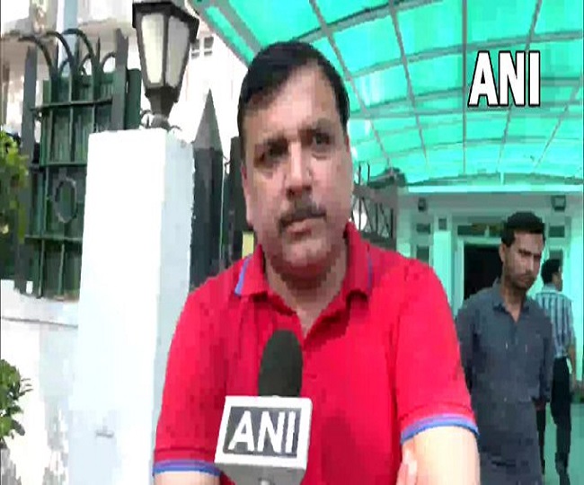 संजय सिंह से मिले मनोनीत मुख्यमंत्री भगवंत मान