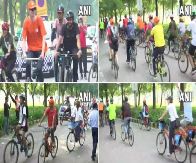 जर्मन दूतावास ने 'साइकिलिंग 4 फ्यूचर' कार्यक्रम का किया आयोजन 