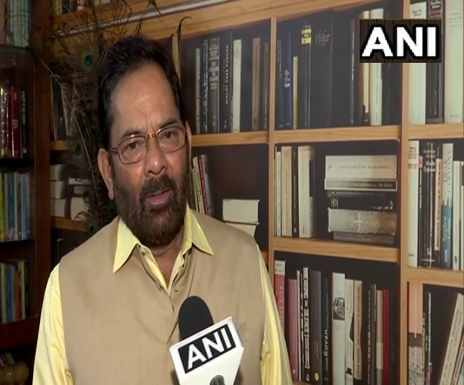 कश्मीरी पंडितों की सुरक्षा के मुद्दे पर बोले मुख्तार अब्बास नकवी