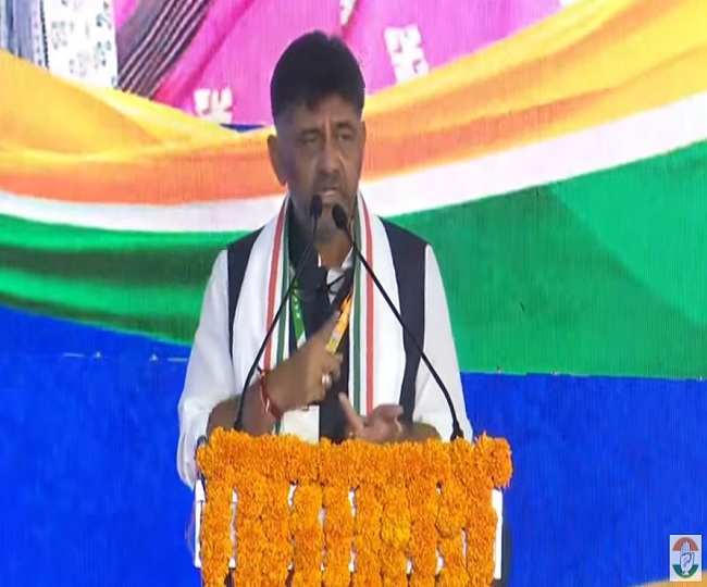 डीके शिवकुमार ने बोला भाजपा पर हमला