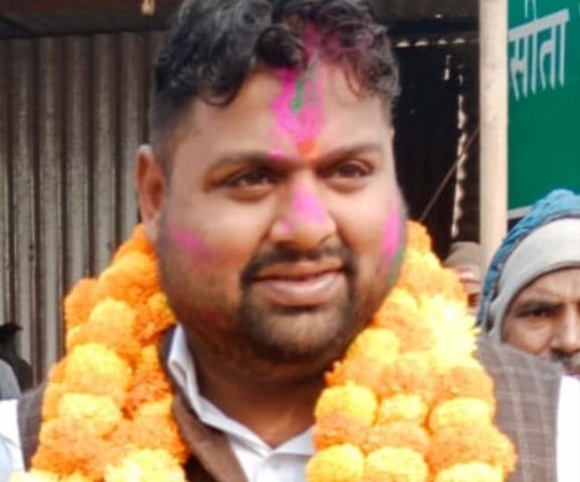 जदयू युवा के प्रदेश सचिव सोनू मंडल चुनाव जीते