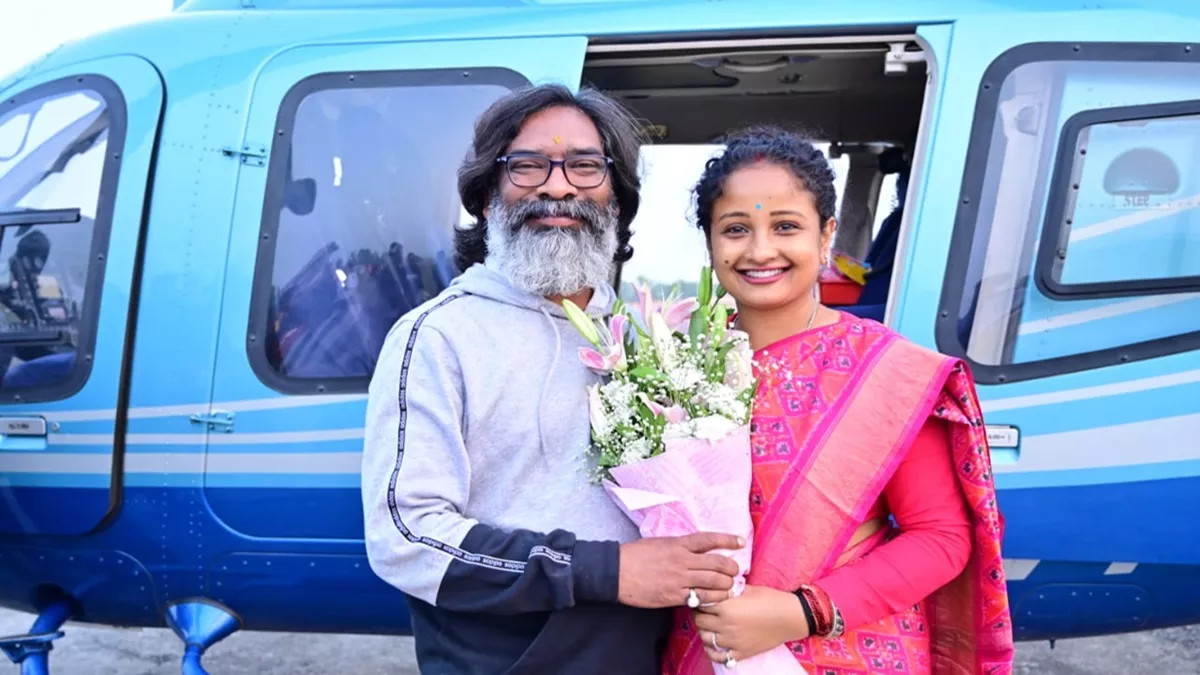 हेमंत सोरेन की परिवार के साथ तस्वीर आई सामने