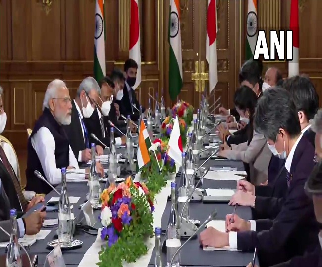 भारत-जापान के बीच द्विपक्षीय बैठक