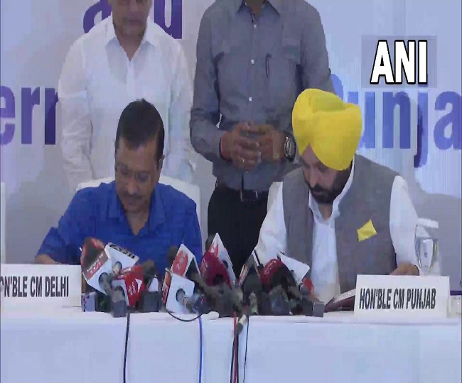 दिल्ली और पंजाब सरकार के बीच हुए हस्ताक्षर