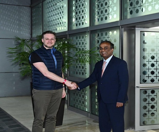 Lithuanian Foreign Minister: भारत दौरे पर लिथुआनियाई विदेश मंत्री