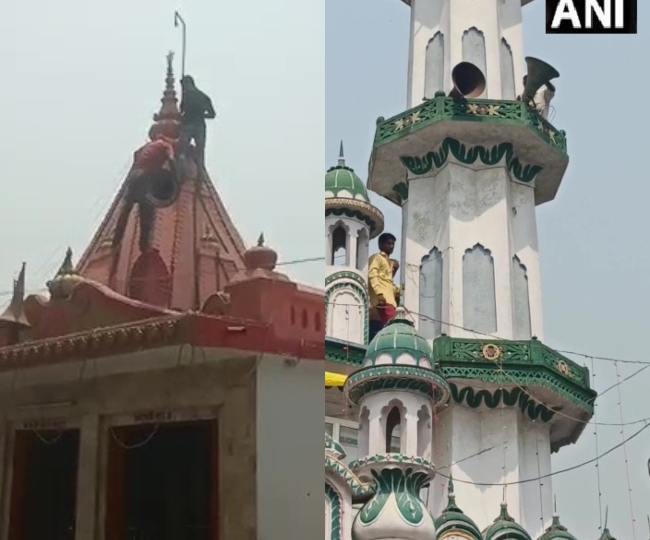 Uttar Pradesh Loudspeaker: यूपी में मंदिर-मस्जिदों से हटाए गए लाउडस्पीकर