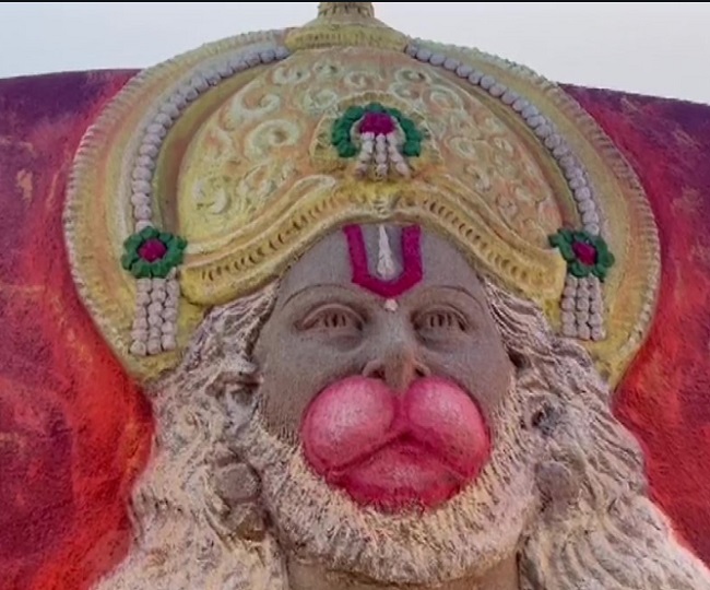 सुदर्शन पटनायक ने बनाई कलाकृति
