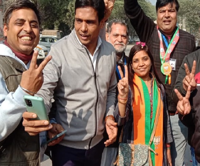 Delhi Nagar Nigam Chunav Result 2022 को लेकर ताजा अपडेट, रानी बाग से BJP जीती 
