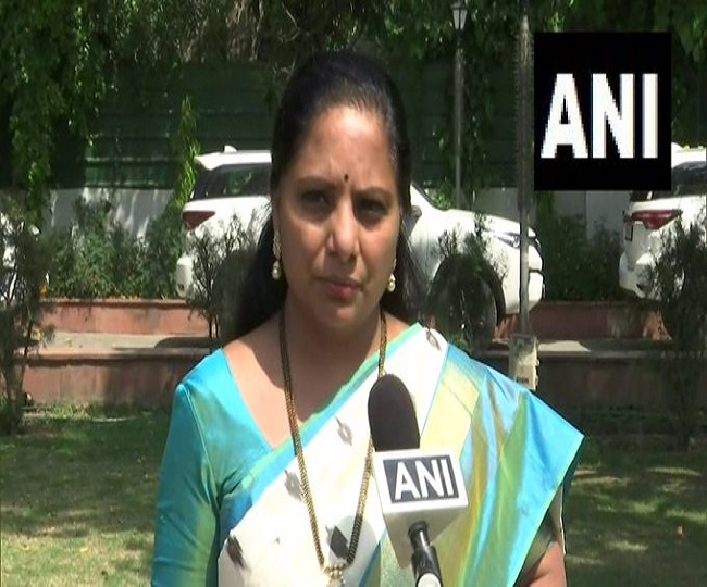 टीआरएस नेता के कविता ने की केंद्र सरकार से अपील