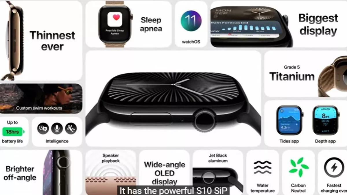Apple Watch Series 10: वॉच की कीमत 399$ से शुरू