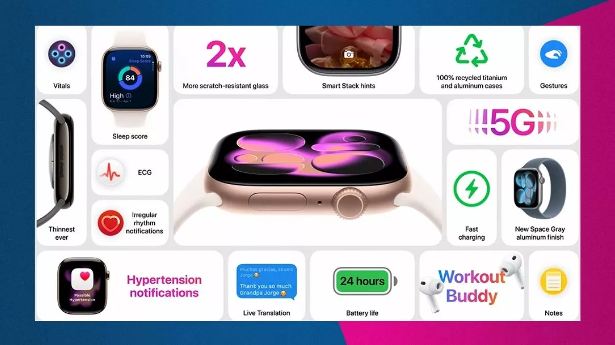 Apple Watch 11 Series Live Update: एपल के नई वॉच के फीचर्स
