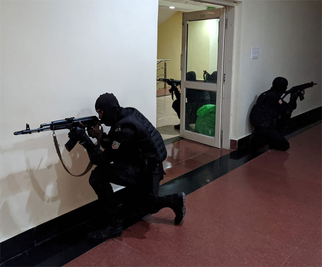 Terrorist attack at JSCA Stadium in Ranchi! ATS and NSG commandos took over the front, T20 match between India and New Zealand is to be held here