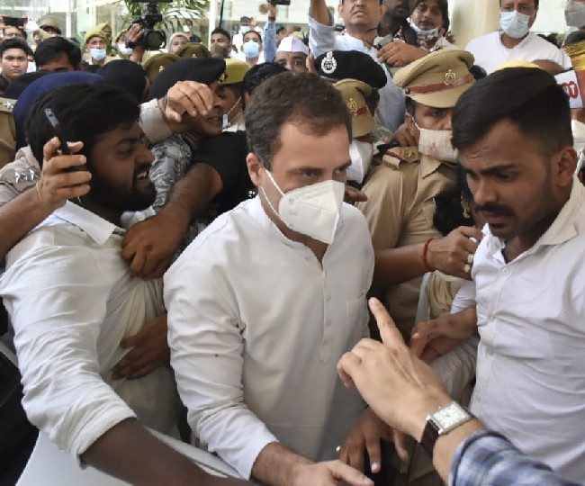 Lakhimpur Kheri News: Rahul Gandhi and Priyanka Vadra reach Lakhimpur Kheri,  new hope raised in families of deceased farmers