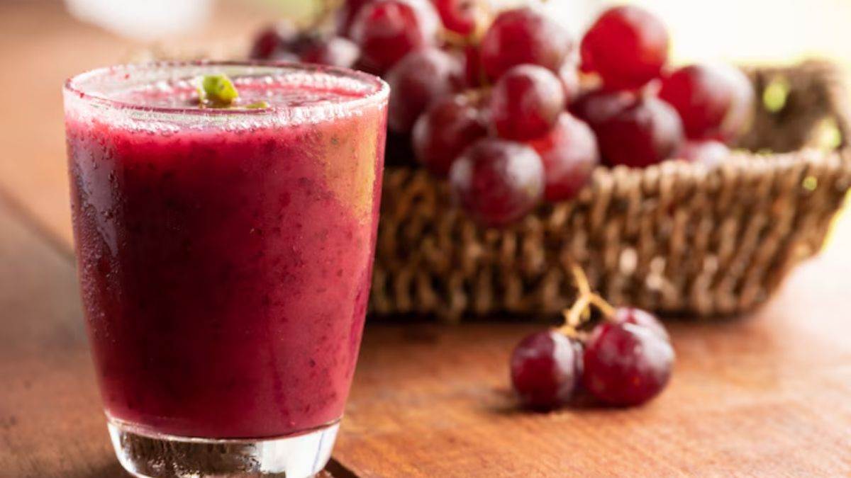 easy way to make grapes shake at home for summer