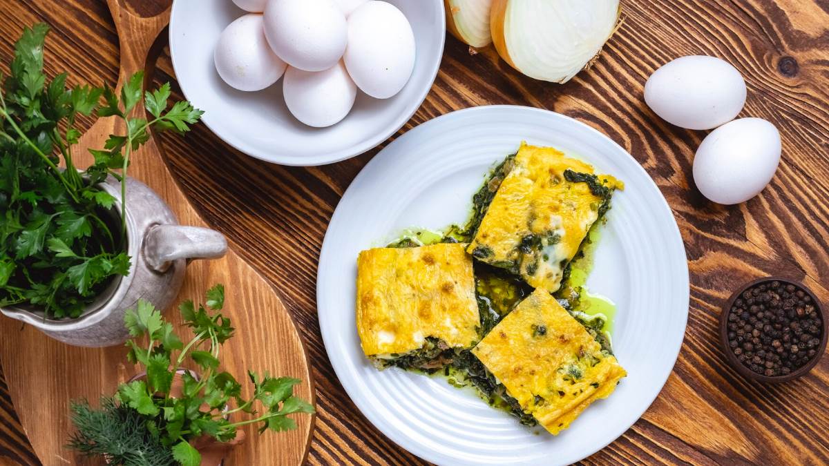 omlette swiss role recipe