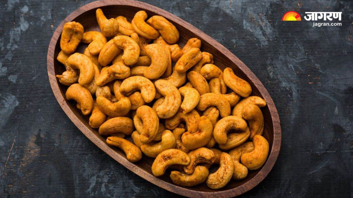 masala cashews the perfect tea time snack quick and easy recipe in hindi