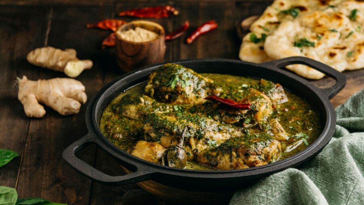 easy way to make palak chicken recipe at home in winters
