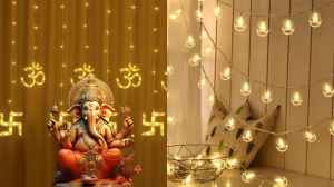 मंदिर को सजाने के लिए एलईडी लाइट्स 